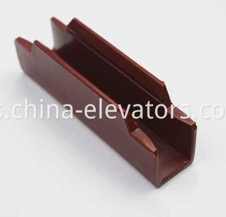 guide shoe insert Mitsubishi Elevator Cabin Guide Rail 10mm 16mm 